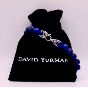 David Yurman BRAND NEW spiritual beads bracelet sterling silver (Lapiz)